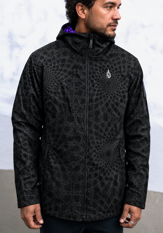 Spiral Obsidian Jacket by Threyda - Presale Ships Nov