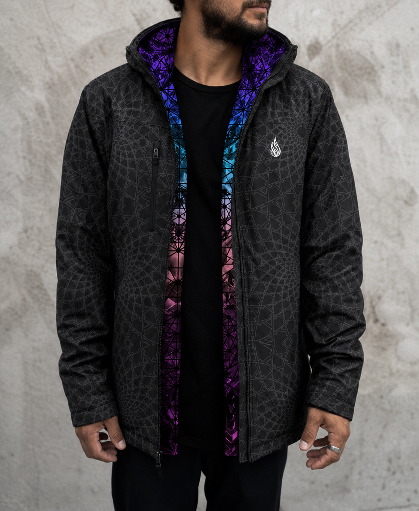 Spiral Obsidian Jacket by Threyda - Presale Ships Nov