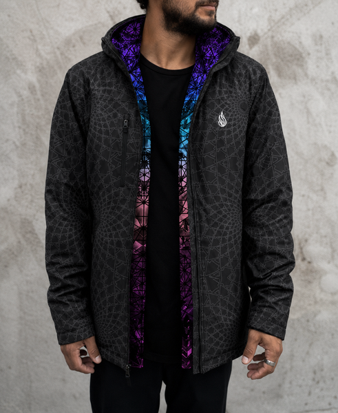Spiral Obsidian Jacket by Threyda - Presale Ships Nov