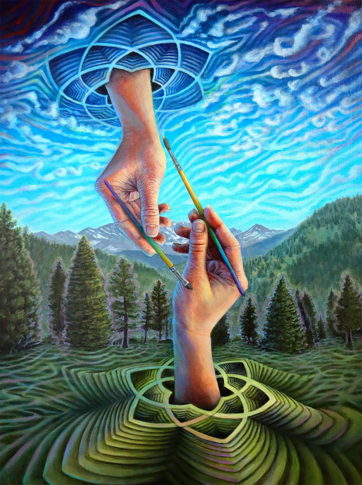 Creation Original Painting by Morgan Mandala