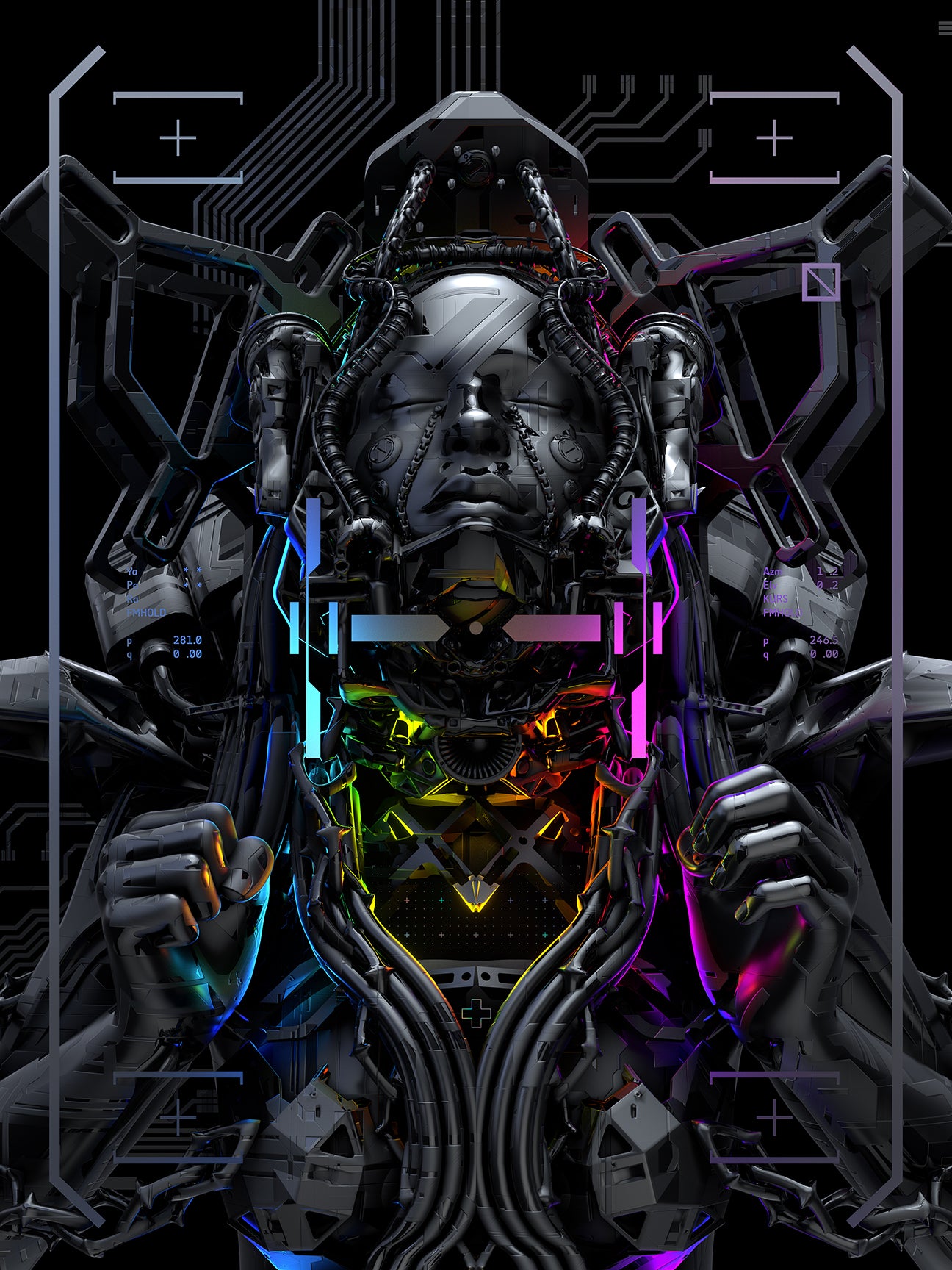 DARKSTAR Original Gicleé by Glass Crane