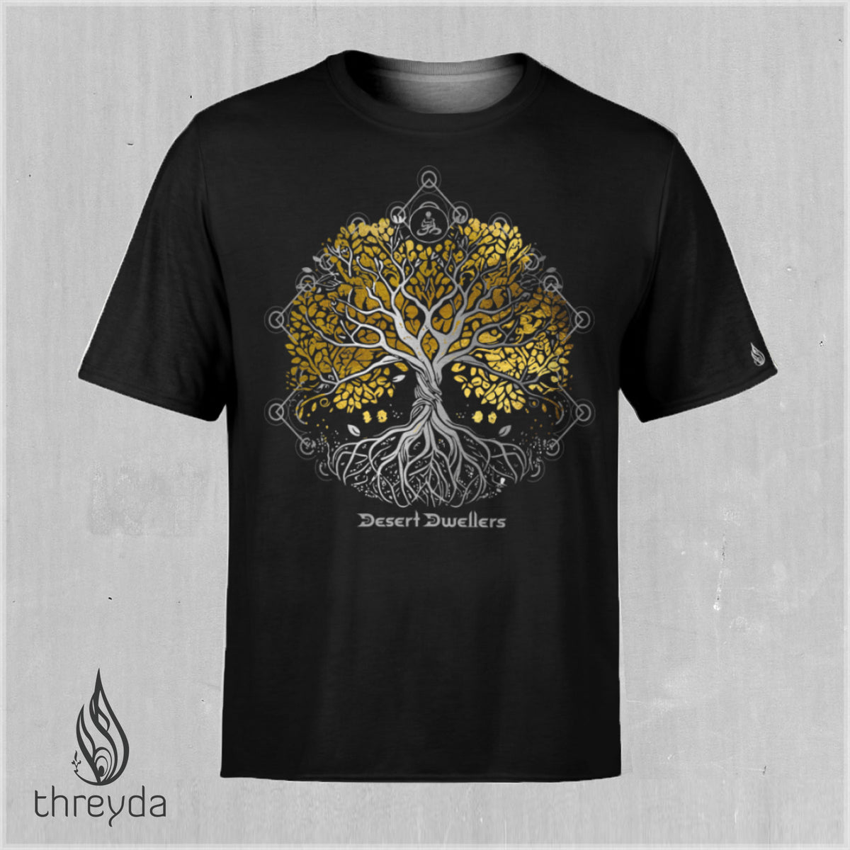 Roots of Yggdrasil Screenprint Tee by Threyda x Desert Dwellers
