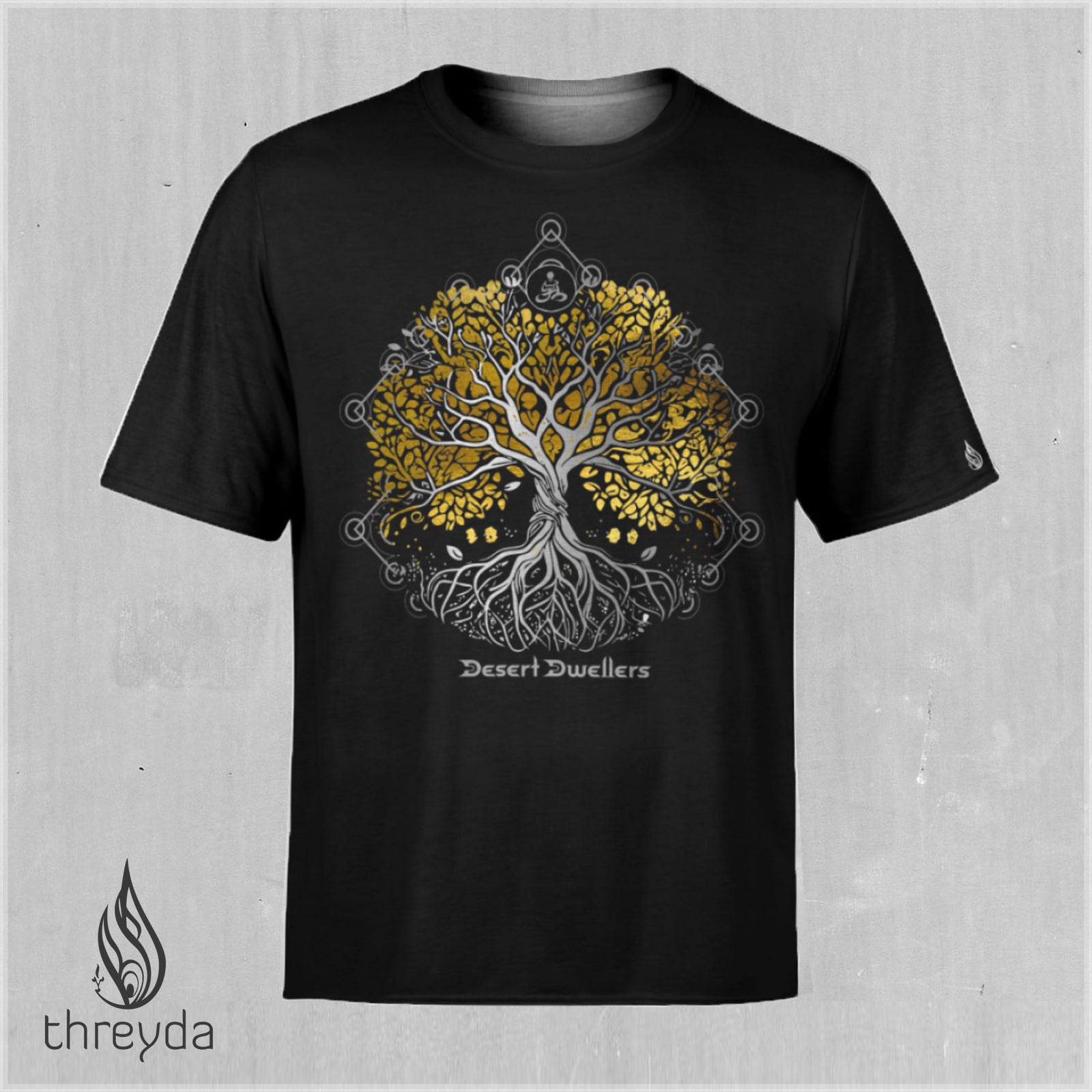 Roots of Yggdrasil Screenprint Tee by Threyda x Desert Dwellers