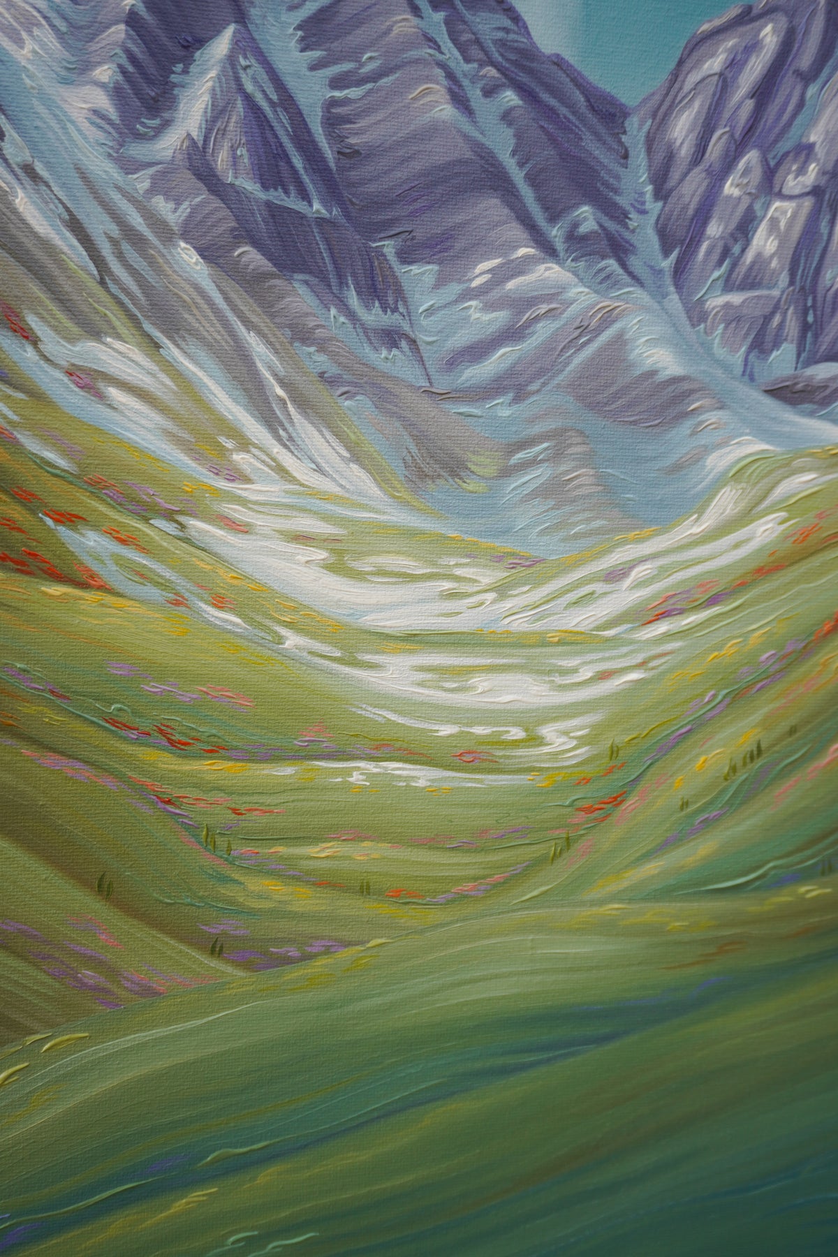Valley of Dreams Original Painting by Silver Francis