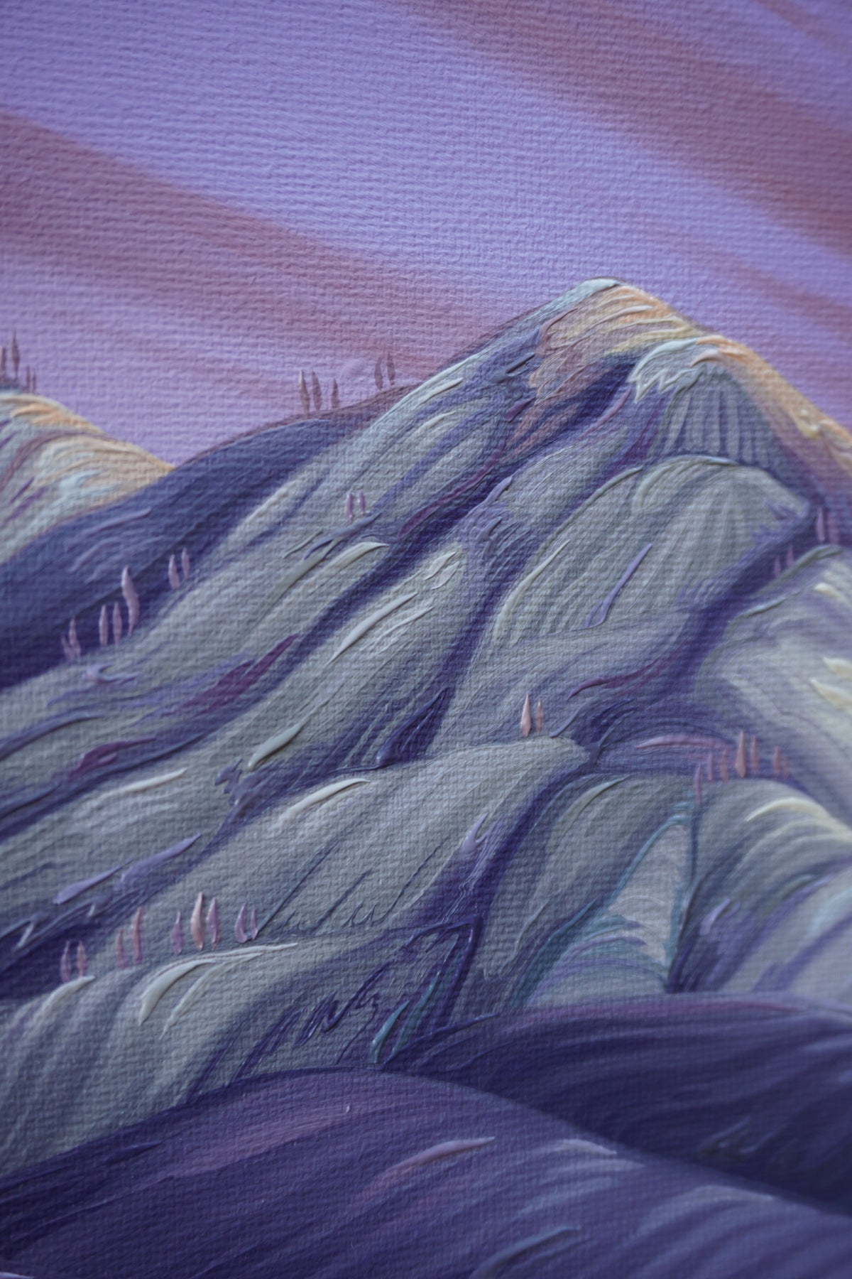 Peeping Purple by Silver Francis