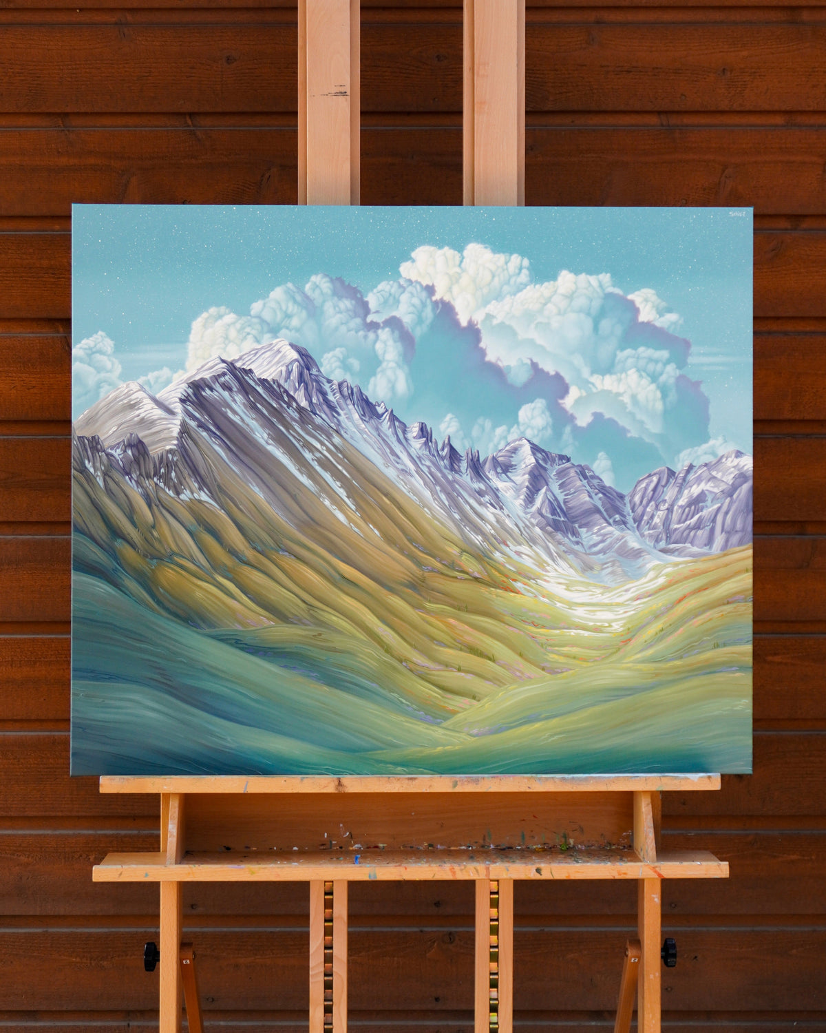 Valley of Dreams Original Painting by Silver Francis
