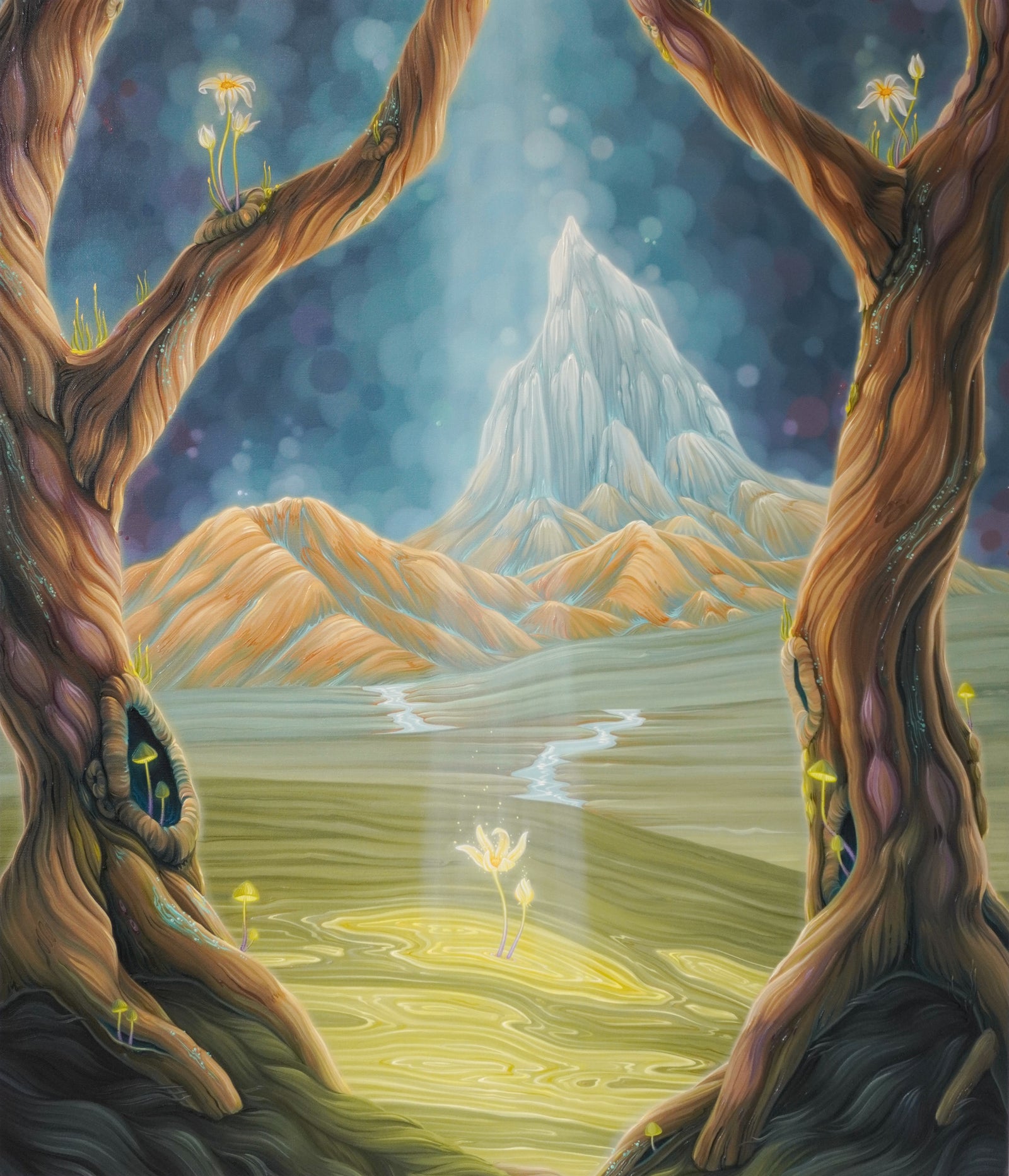 Portal to Spring Original by Silver Francis