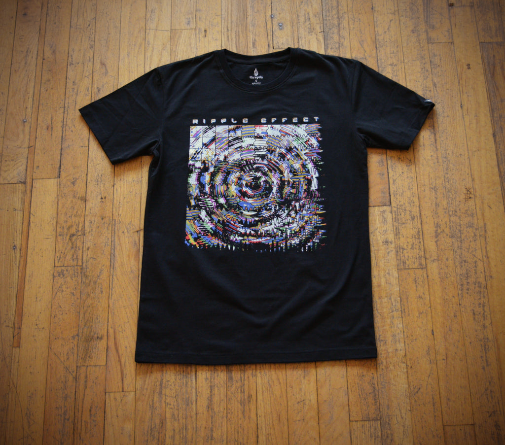 Ripple Effect Tee by Jake Amason - Threyda Art and Apparel