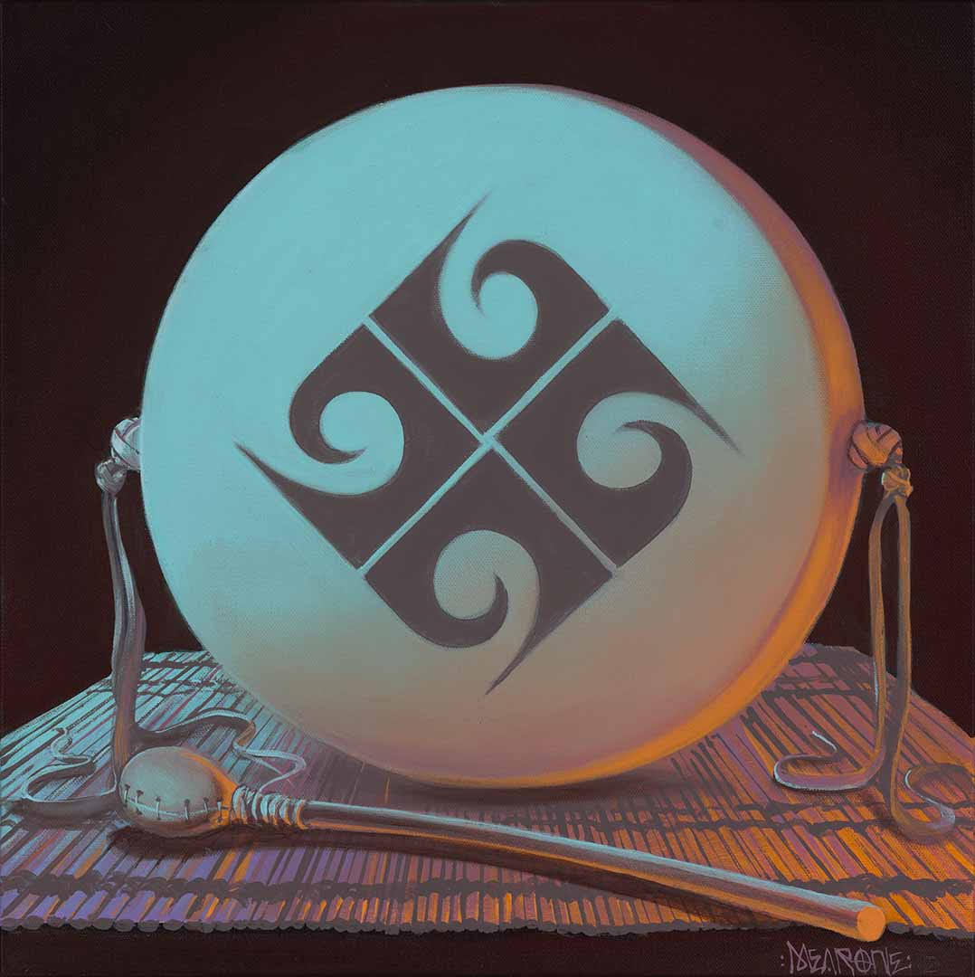 DRUM Original Painting by MEAR ONE