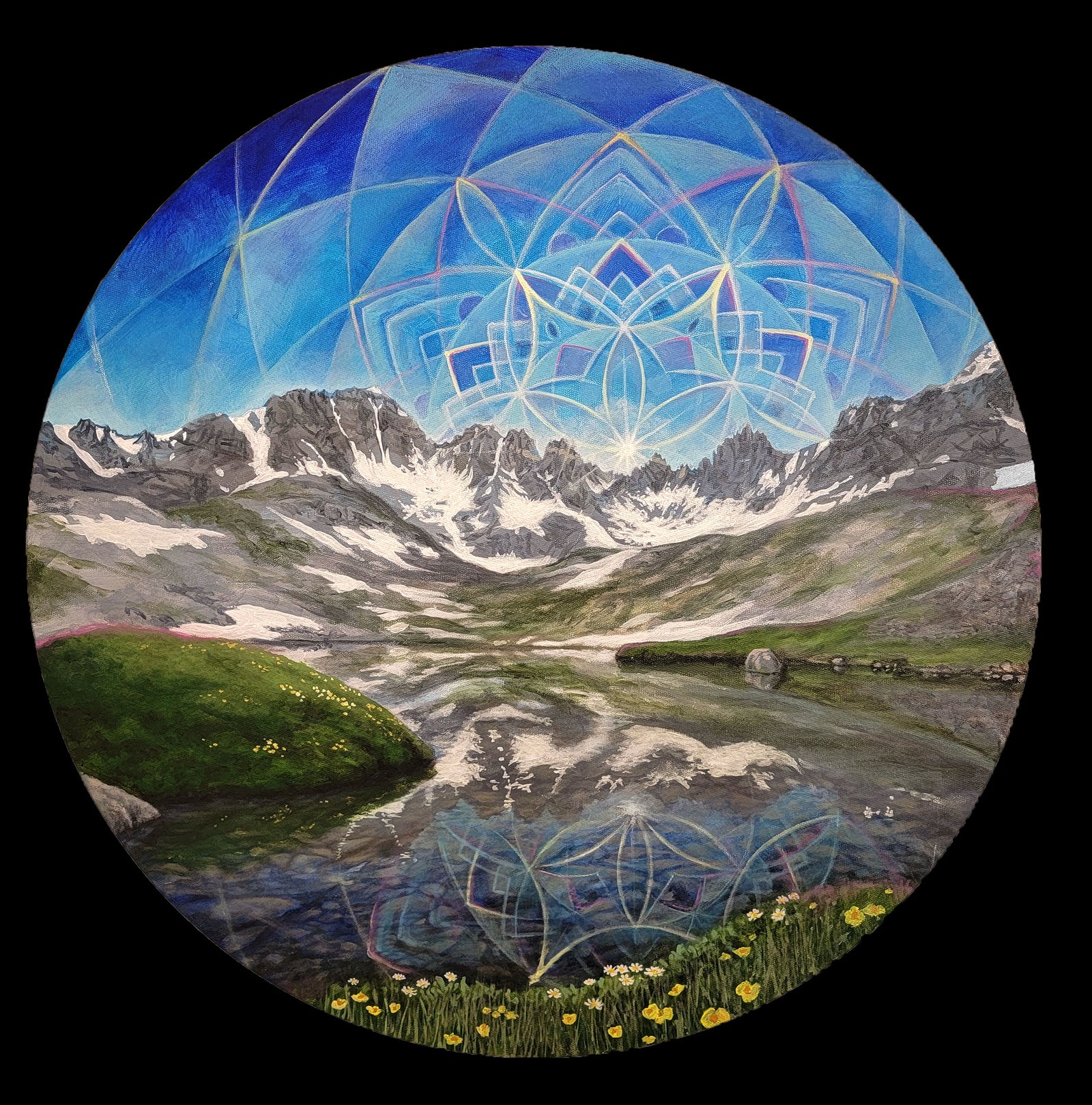 Elevation Original Painting by Morgan Mandala