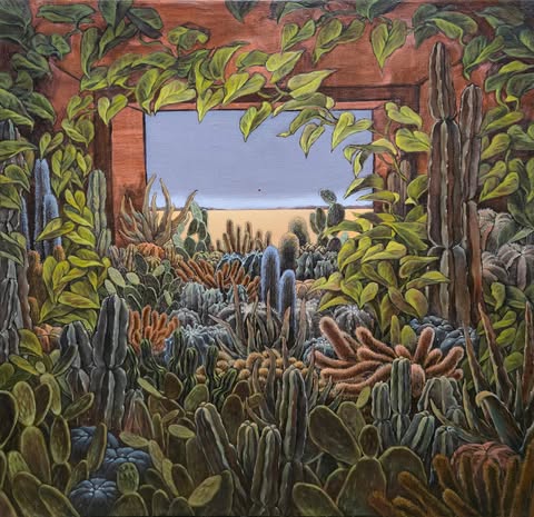 Endógeno Original Painting by Paula Camacho