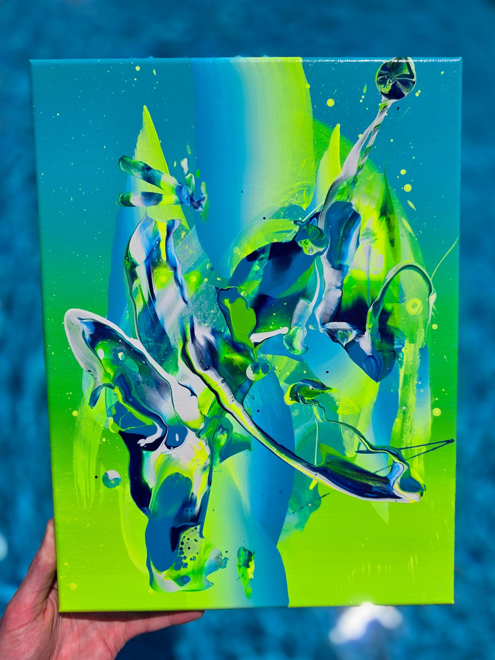 Enzyme Original Painting by Zach Jackson