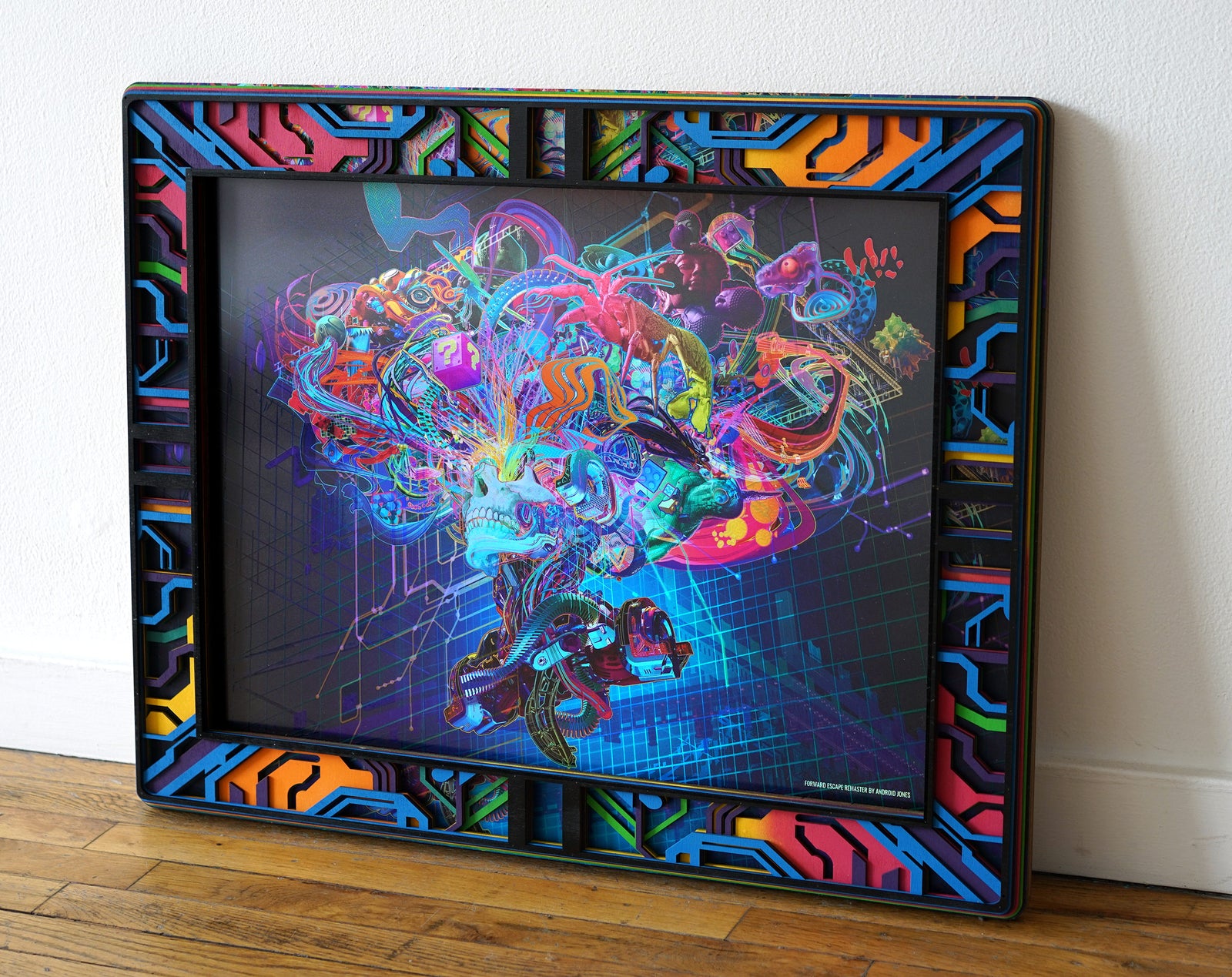 Forward Escape Lasercut Frame by Android Jones