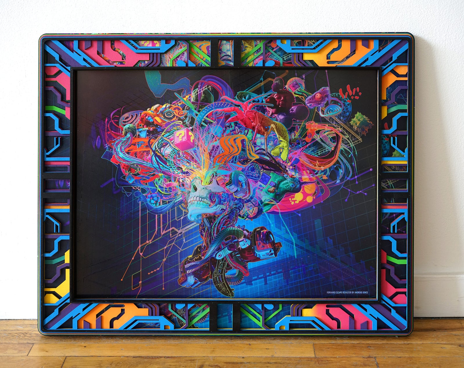 Forward Escape Lasercut Frame by Android Jones