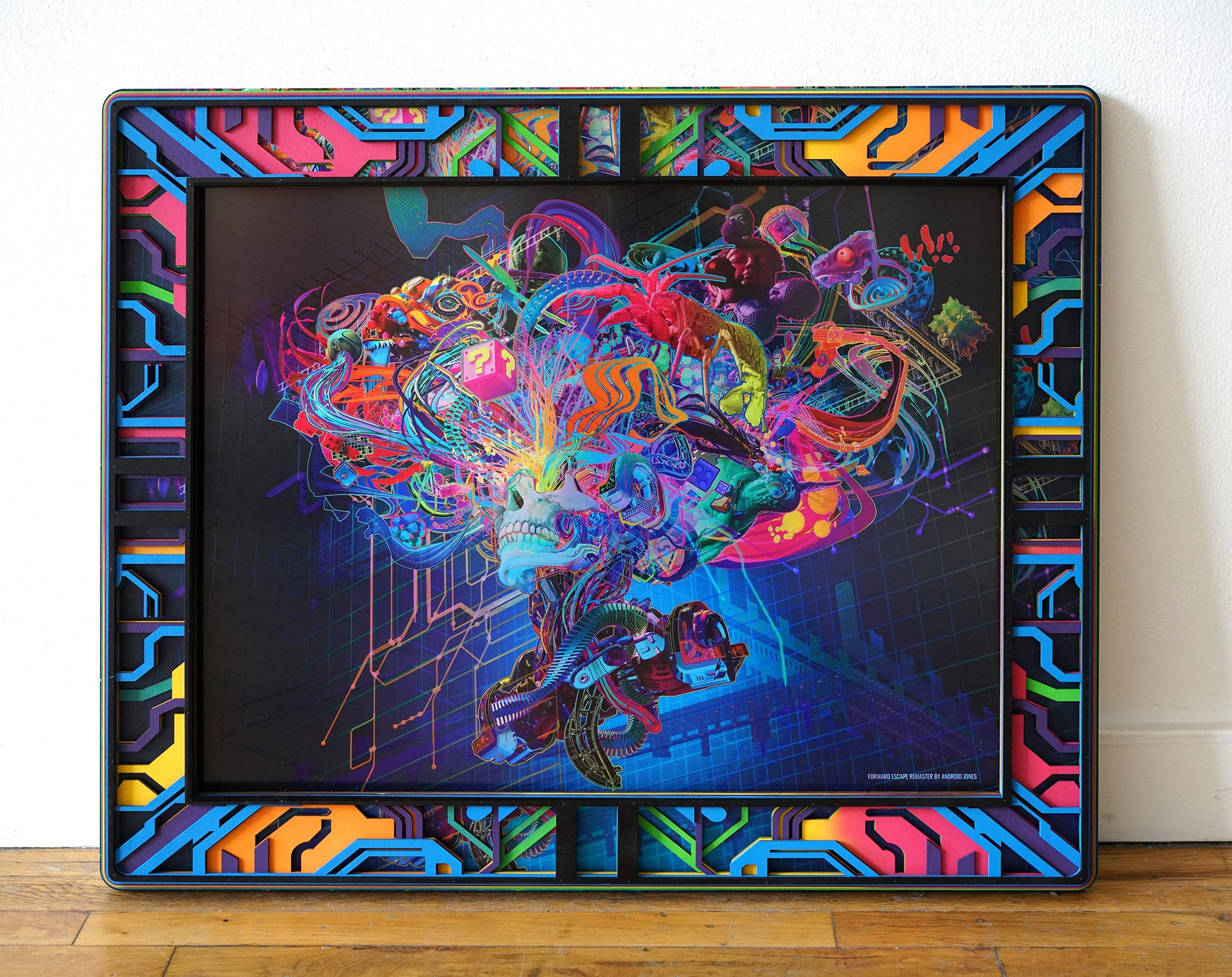 Forward Escape Lasercut Frame by Android Jones