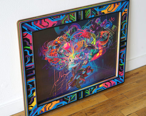 Forward Escape Lasercut Frame by Android Jones