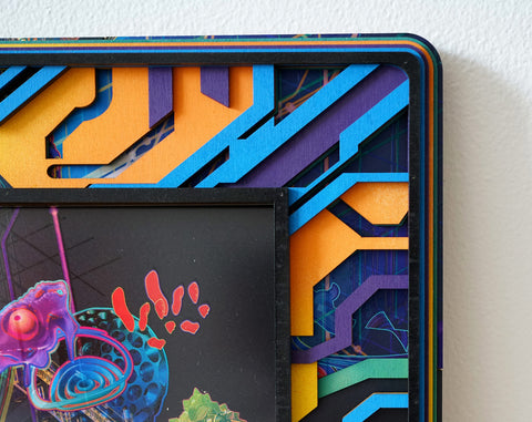 Forward Escape Lasercut Frame by Android Jones