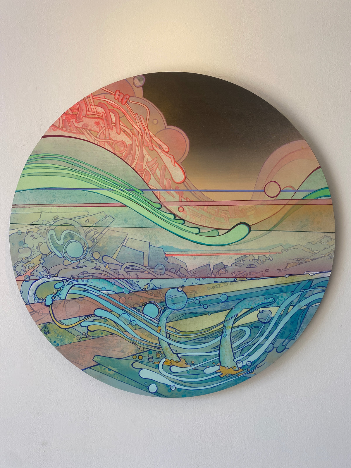 An Ocean of Happening I and II Originals by G Cody Day