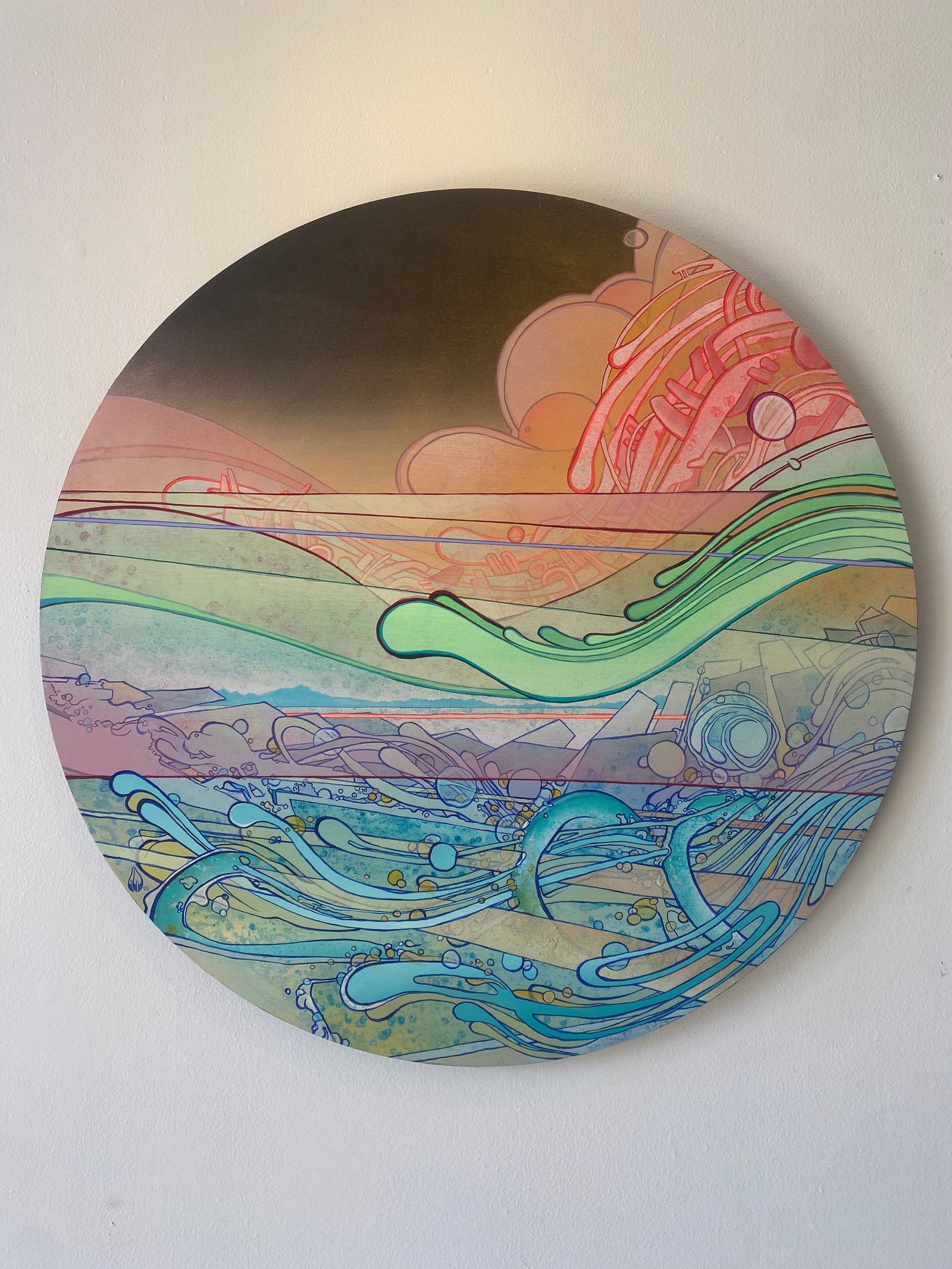 An Ocean of Happening I and II Originals by G Cody Day