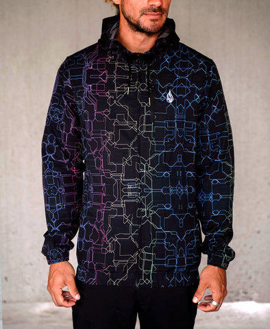 Manhattan Rainbow Windbreaker by Glass Crane