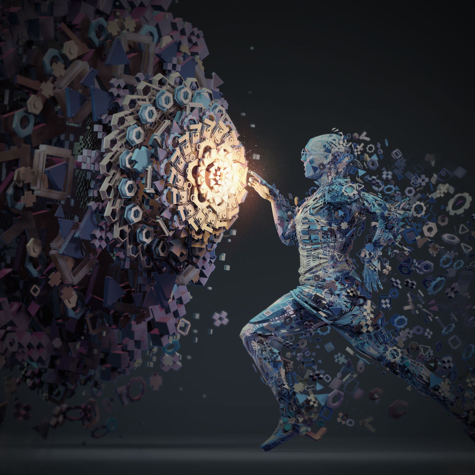 Geometry of Coincidence Original Gicleé by Android Jones