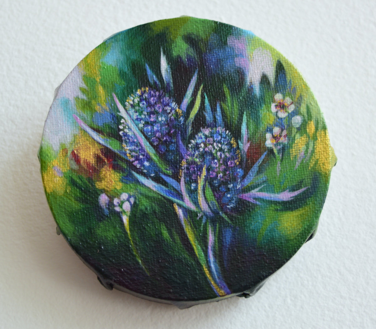 Sea Holly Original Painting by Hilary Astrid