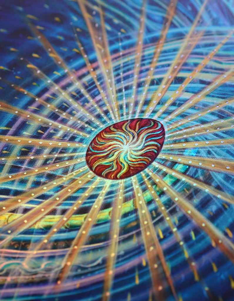 Holy Matter Embossed Holo Print by Amanda Sage