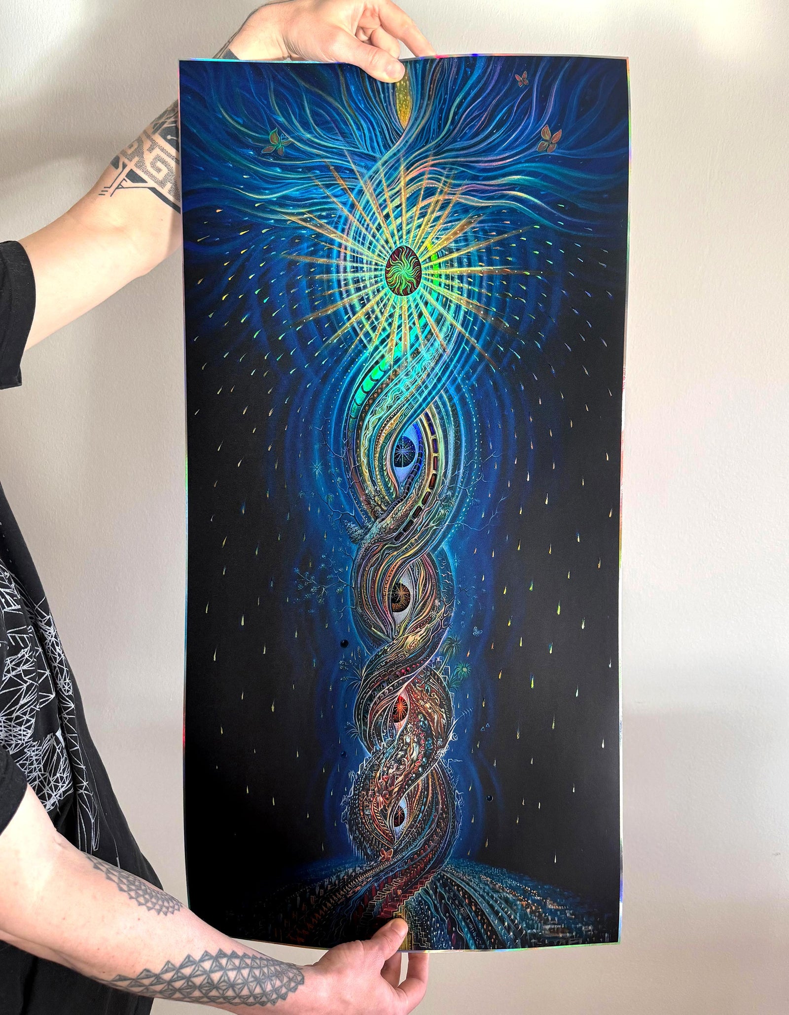 Holy Matter Embossed Holo Print by Amanda Sage