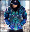 HUACHUMA SATIN HEAVYWEIGHT REVERSIBLE HOODIE 2.0 // JUSTIN TOTEMICAL