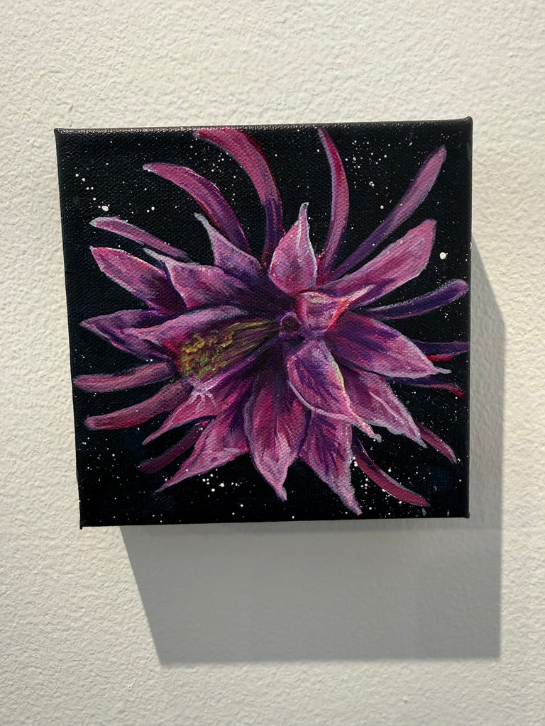 Night Blooming Cereus Original Painting by Molly Gardner