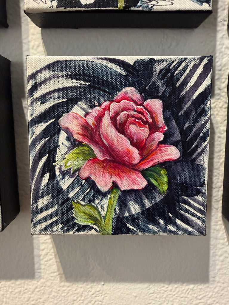 Stop and Smell the Roses Original Painting by Molly Gardner