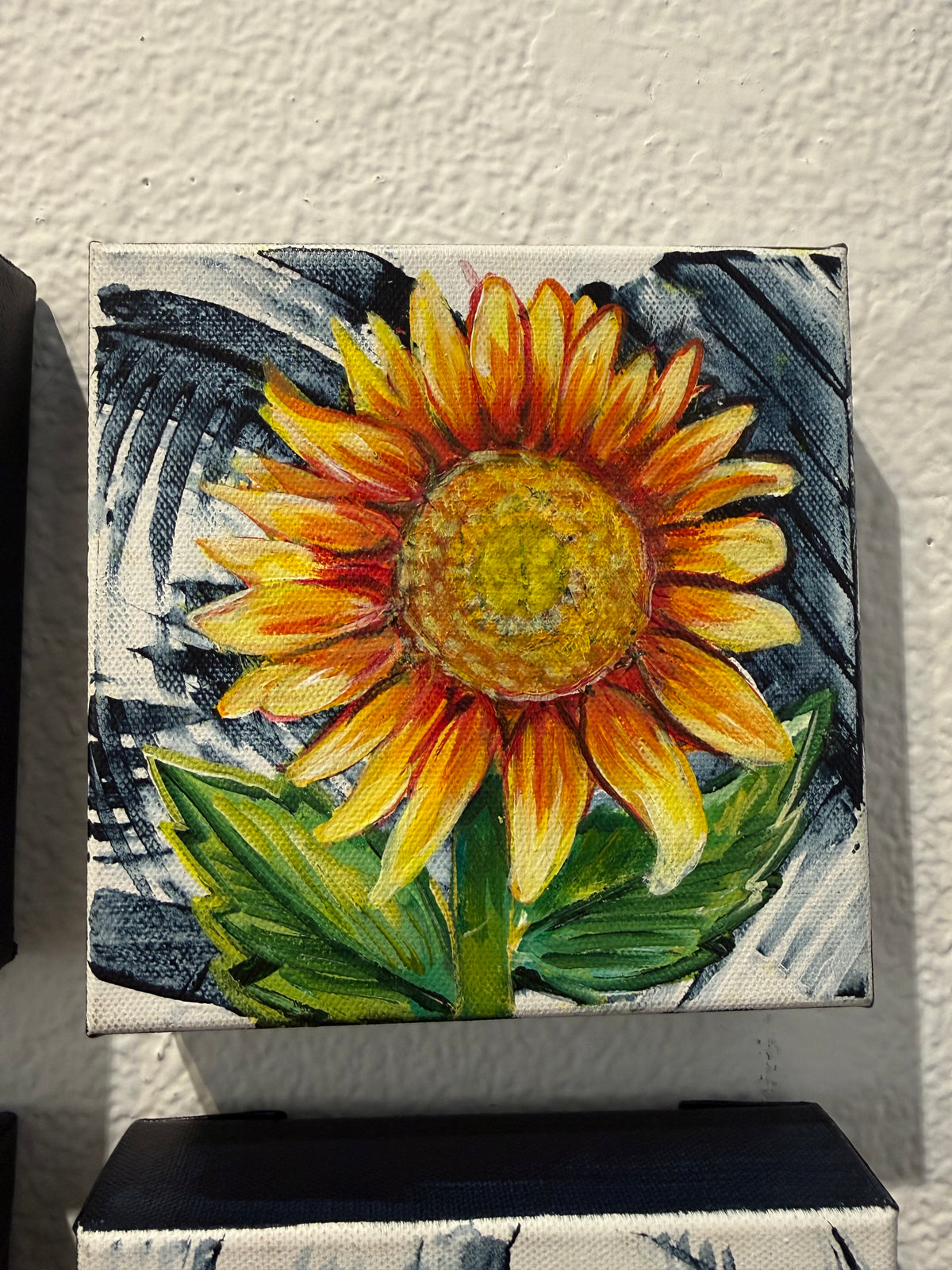 Sunny, Thank You for the Sunshine Bouquet Original Painting by Molly Gardner