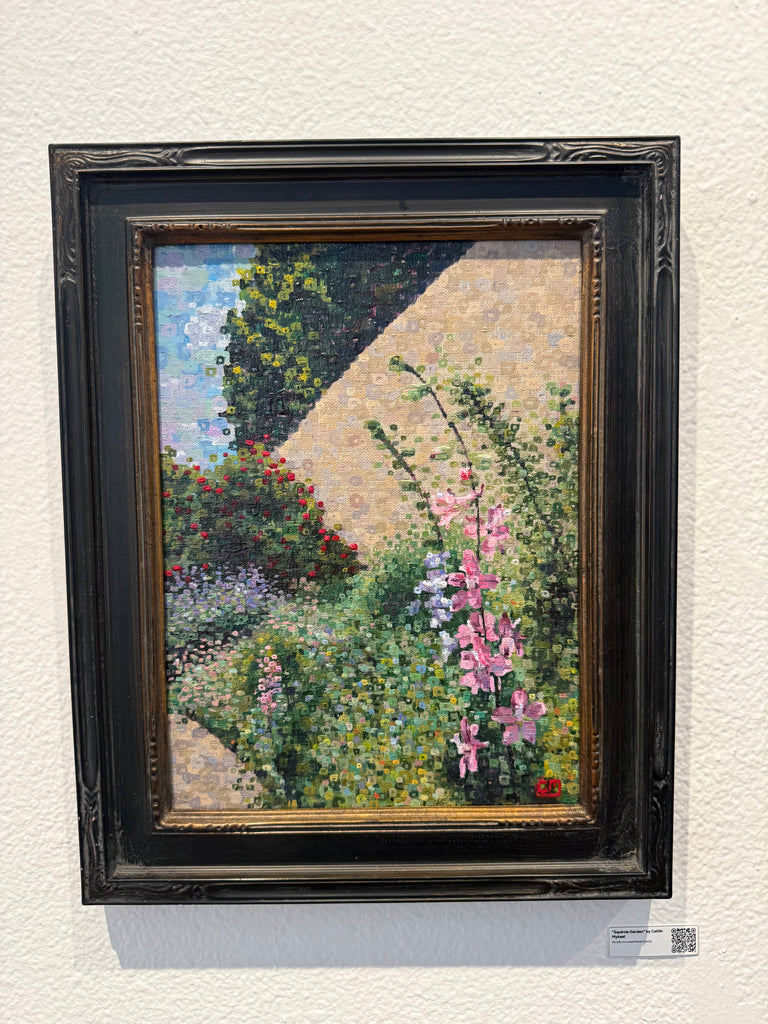 Squircle Garden Original Painting by Caitlin Mykael