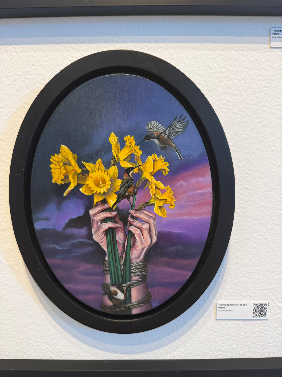 Spring Ephemeral Original Painting by Zoe Rayne
