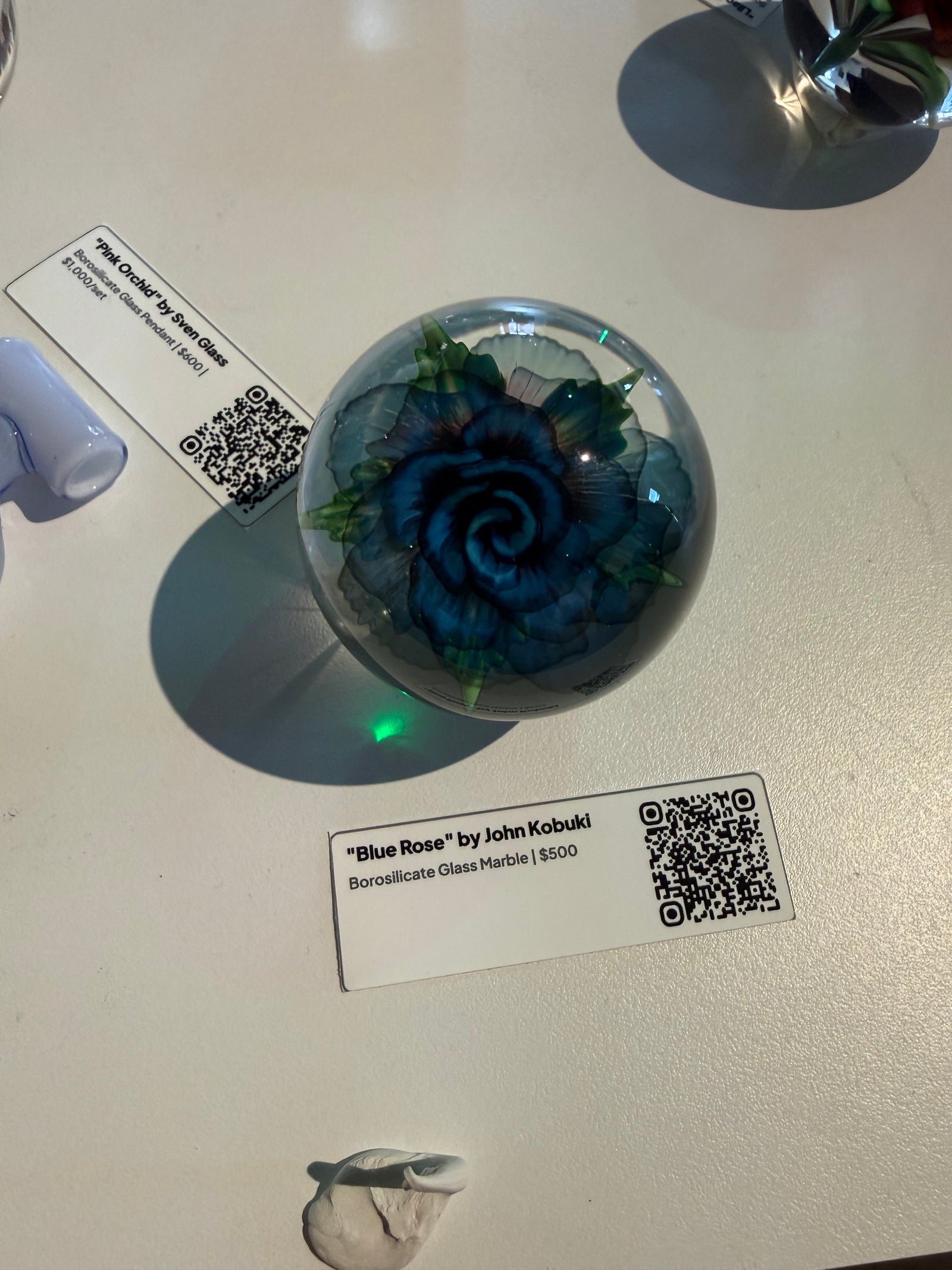 Blue Rose Original Sculpture by John Kobuki