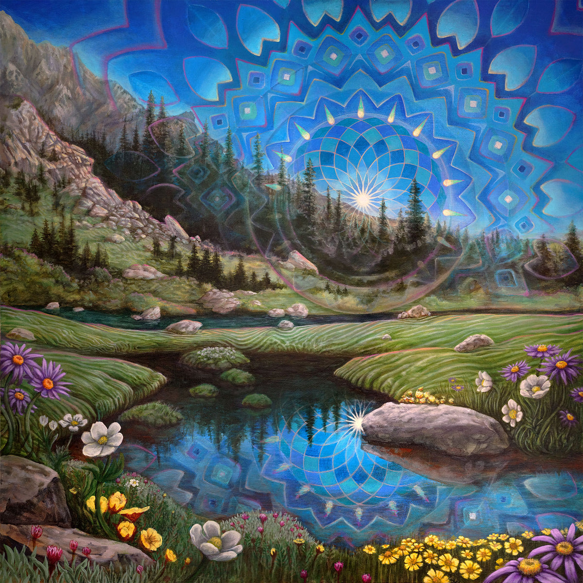 In Full Bloom Original by Morgan Mandala