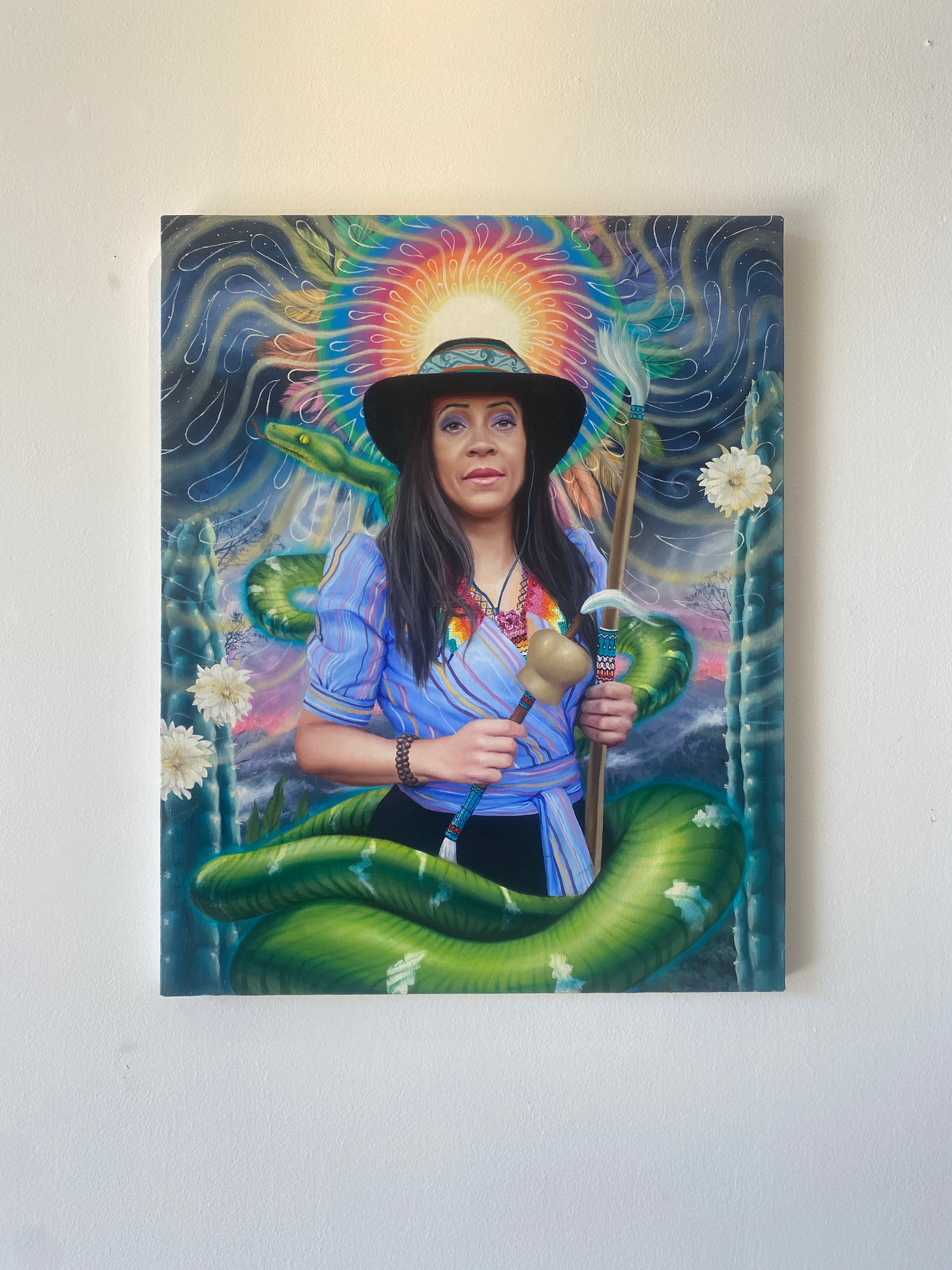 Joann of the South Direction Original Paitning by Sarah Vaccariello