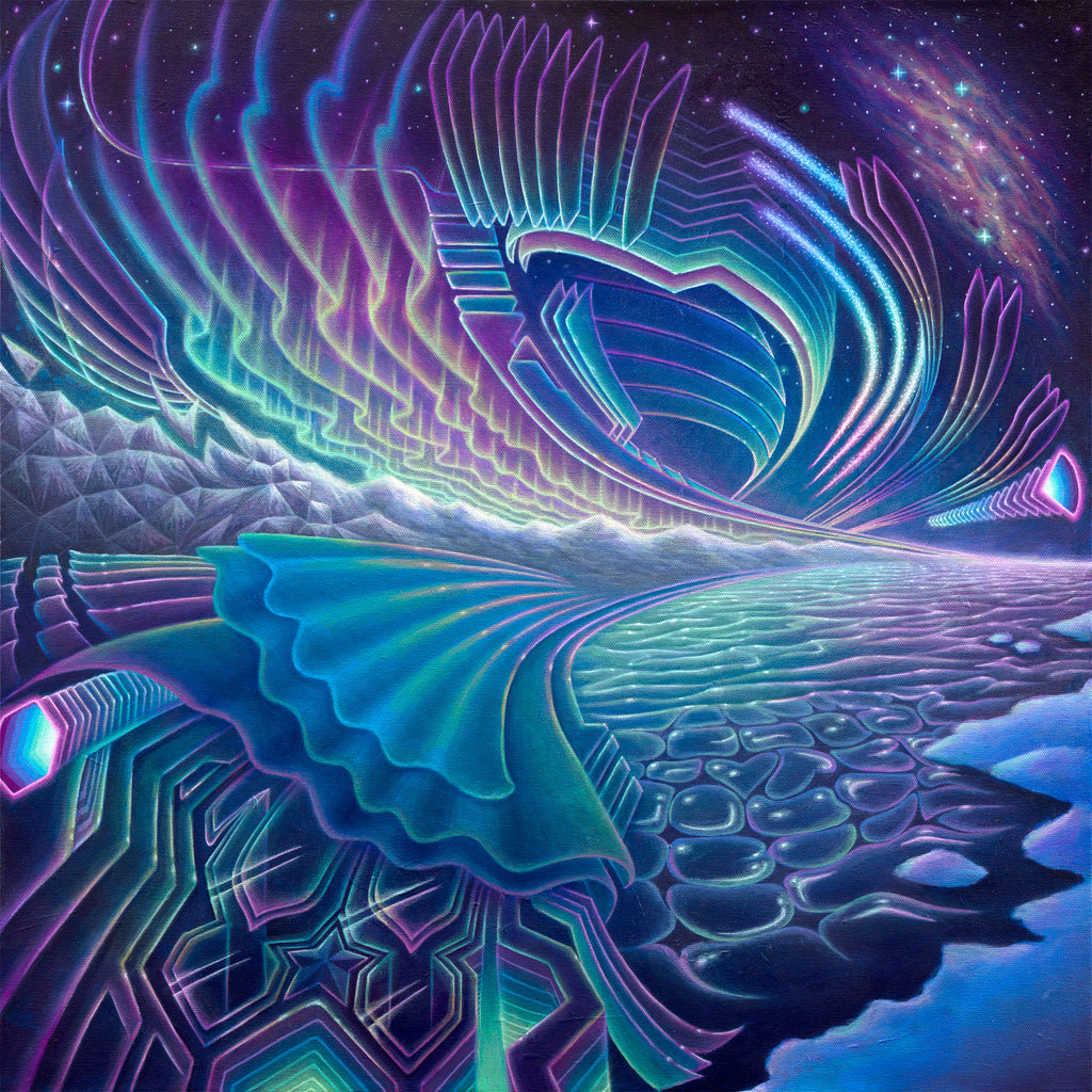 Aurora Boreality Original Painting by Johnny Stinson