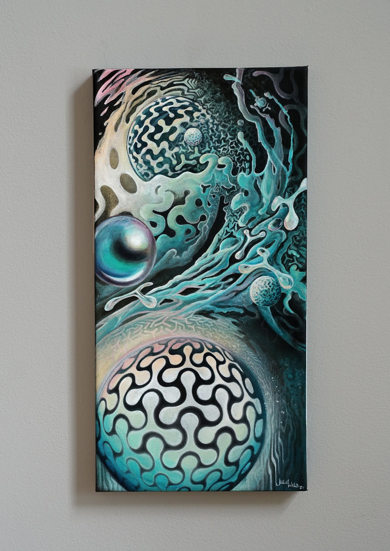 Microcosms Original Painting by Julia Wild