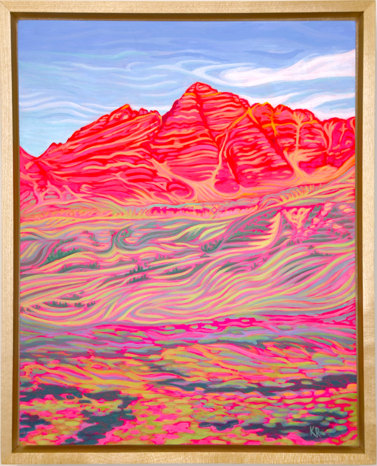 Maroon Bells from Frigid Air Pass by Kristen Ross