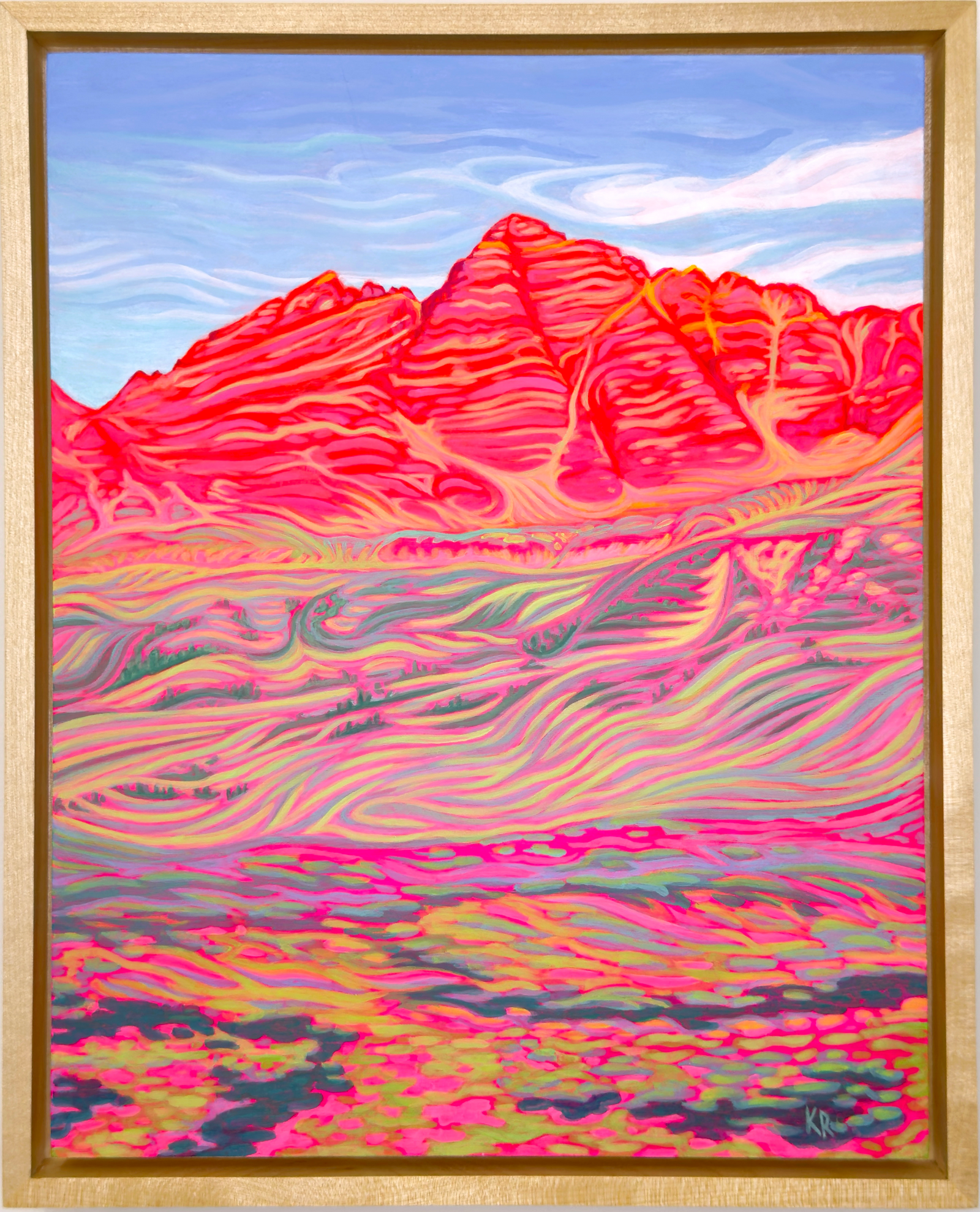 Maroon Bells from Frigid Air Pass by Kristen Ross