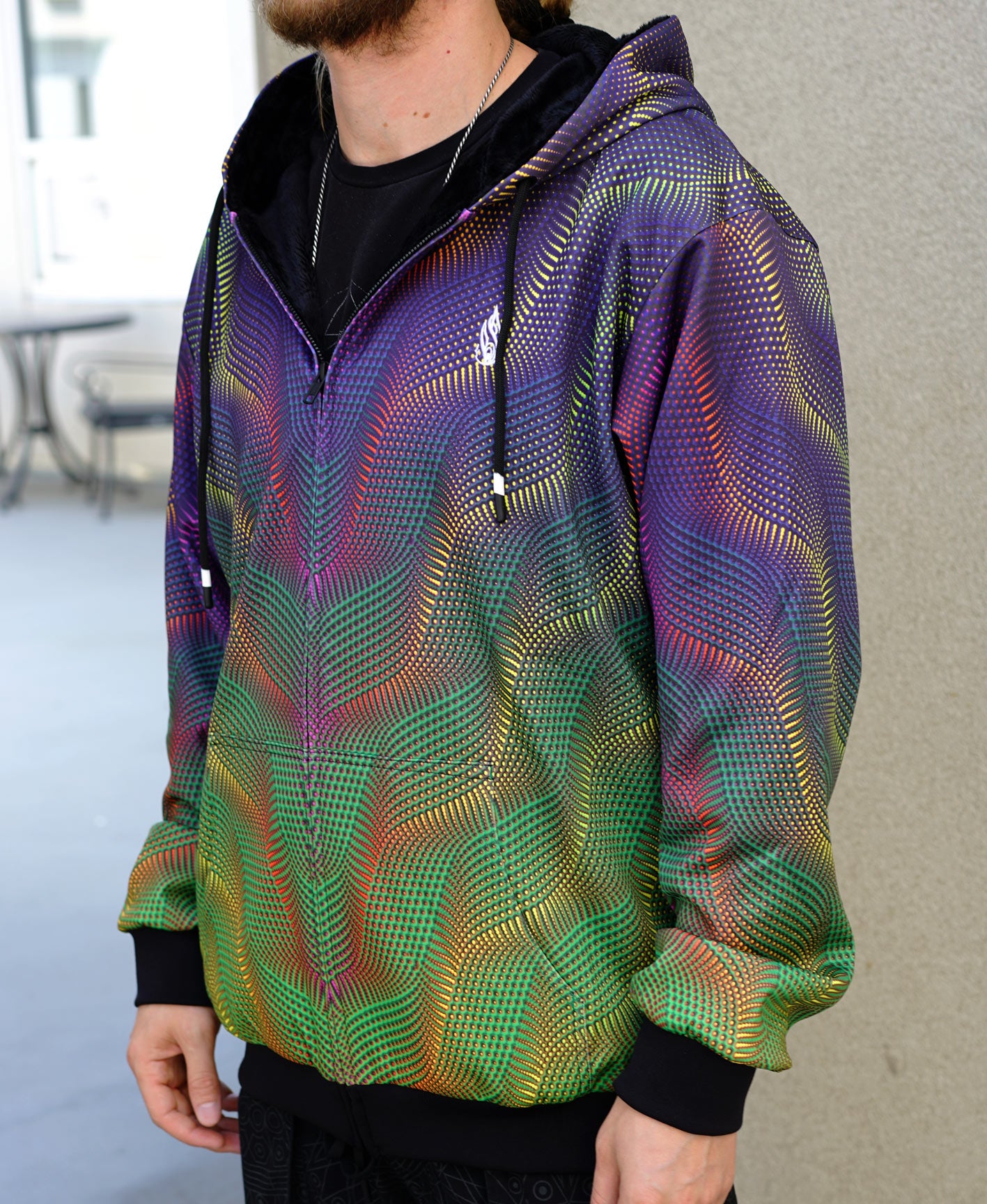 Anaconda Sherpa Hoodie by Luke Brown