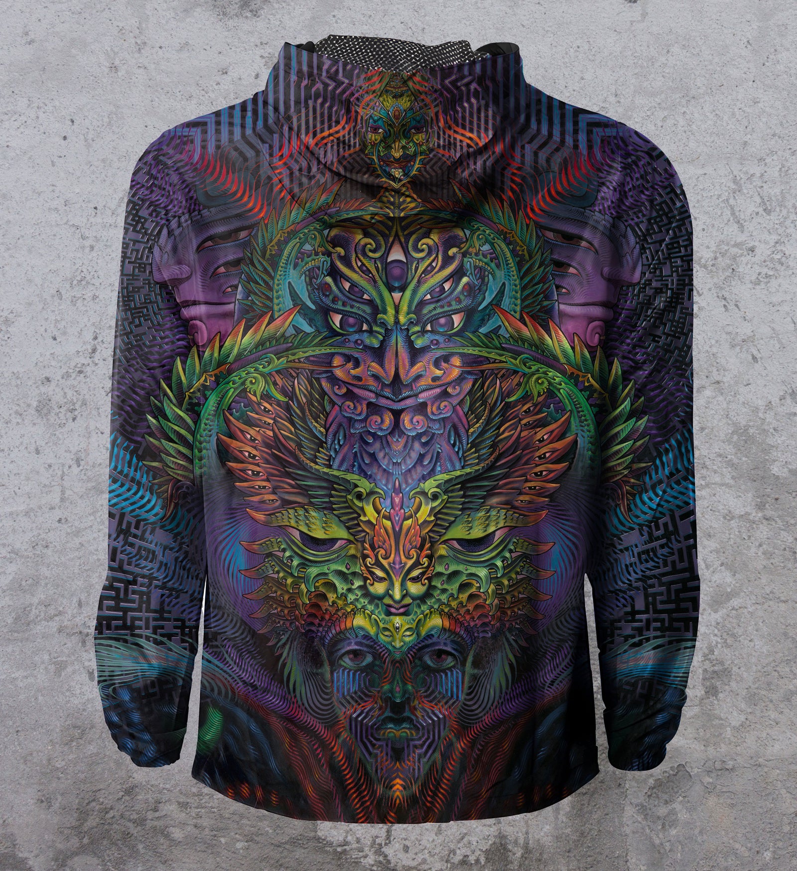 Eudaimonia Windbreaker Jacket by Luke Brown - Ships April