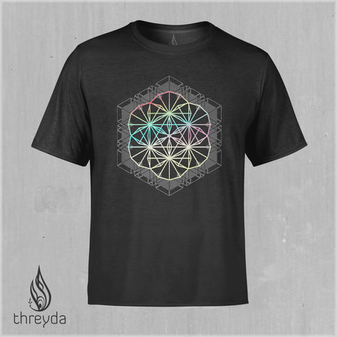 Tiger Hex Foil Screenprint Tee by Threyda