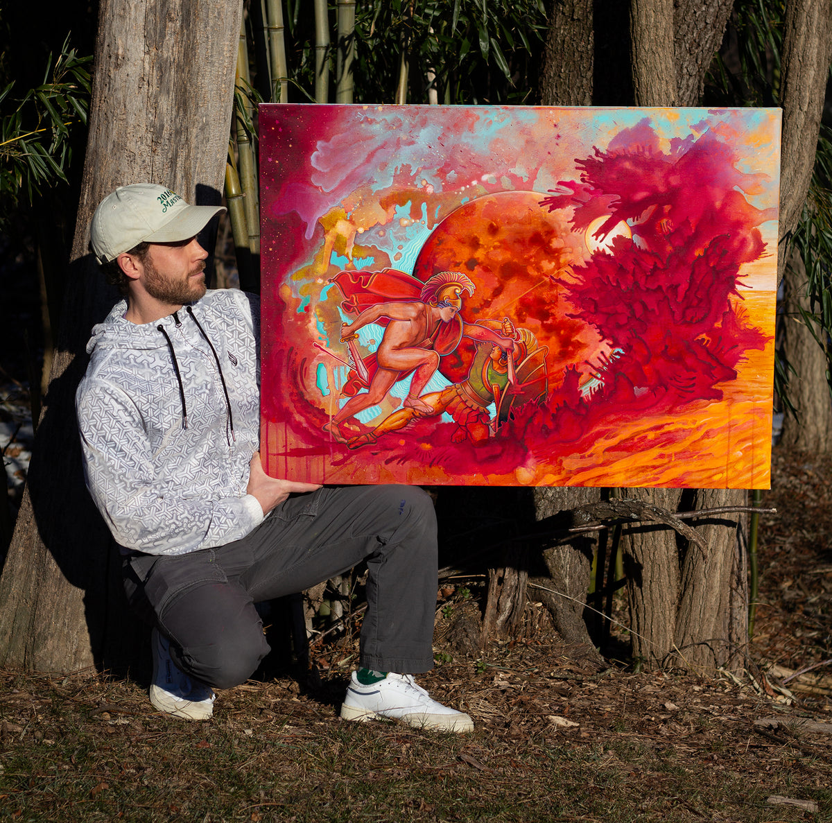 Mars Manifest Original Painting by John Speaker - 48 HOUR AUCTION