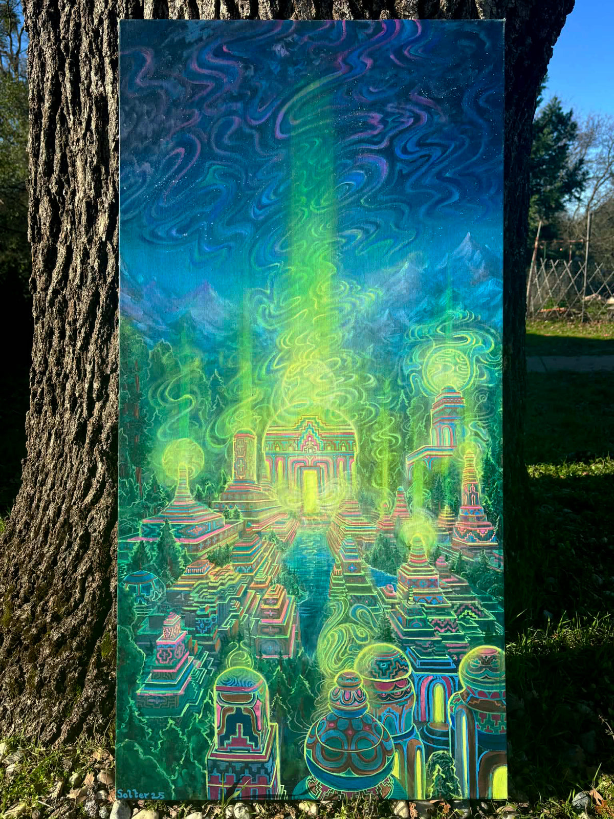 Shasta Original Painting by Jonathan Solter - 48 HOUR AUCTION