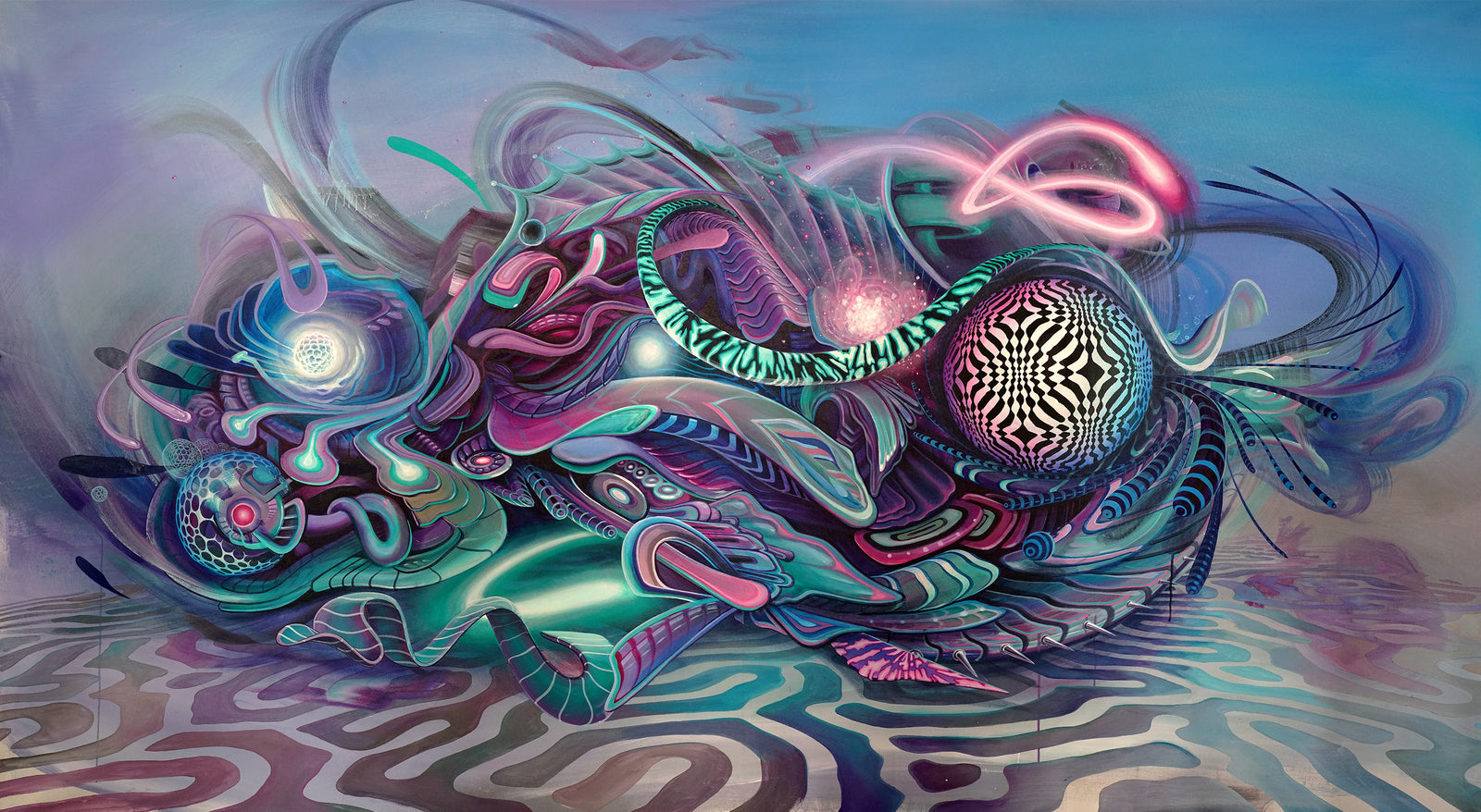 Oracle Original Painting by Threyda x Apex Collective