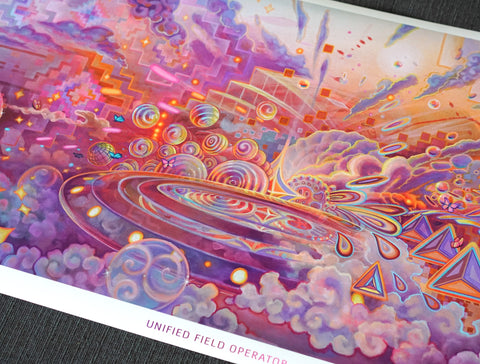 Unified Field Operator Signed Print by Jake Amason x Megan Walker - 24 Hour Release