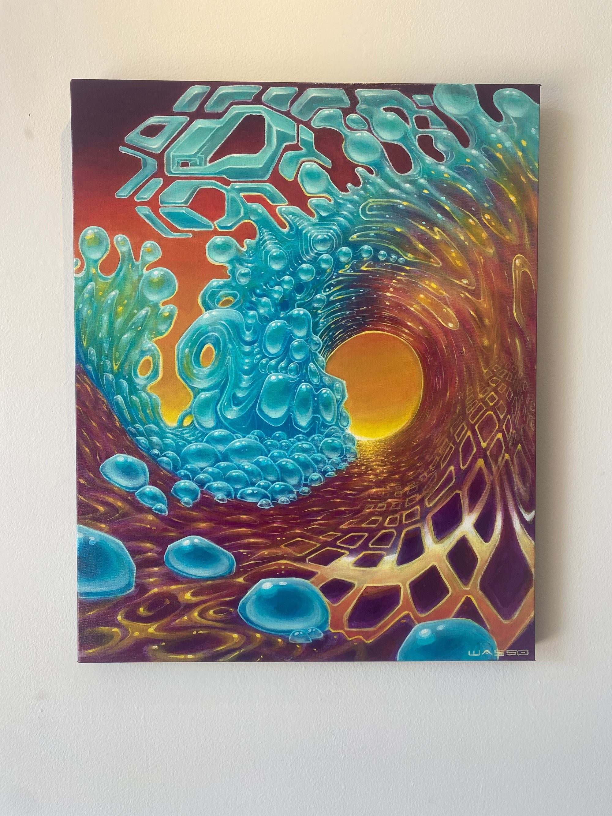 Propel Original Painting by Wasso