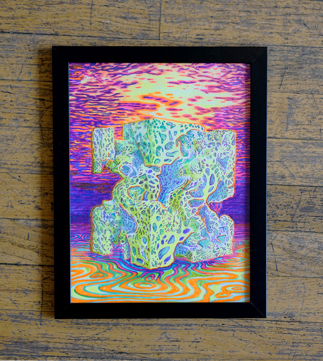 Reefer Sutherland Original Drawing by Jake Amason